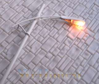 10 x N Model Lampposts 6V street lights +Resistors 111N  