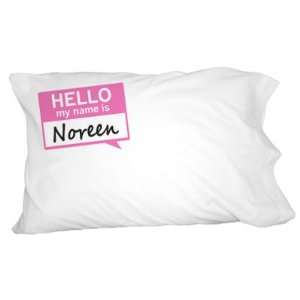  Noreen Hello My Name Is Novelty Bedding Pillowcase Pillow 