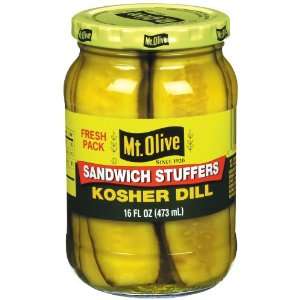 Mt Olive Kosher Dill Sandwich Stuffers Grocery & Gourmet Food