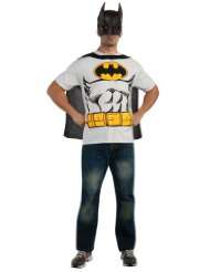 rubie s costume co men s dc comics batman t shirt with cape and mask