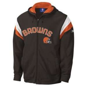  Cleveland Browns Strong Side Full Zip Hoodie Sports 