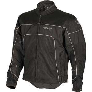  FLY RACING COOLPRO 2 MESH TEXTILE STREET JACKET BLACK MD 