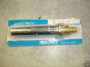 Koike Machine Cutting Torch Tip $18 Propane 106 6 LPG  