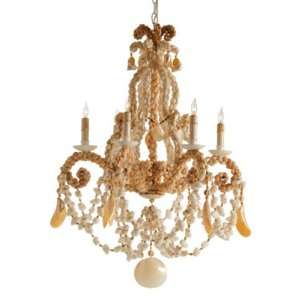  Arteriors 89306 Strasbourg Chandelier, Shell