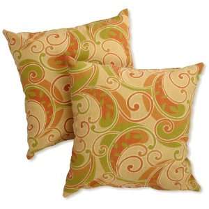   by 20 Inch by 6 Inch Throw Pillow, Barclay Terrace Honey, Set of 2