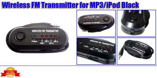 Wireless Car FM Transmitter Modulator For IPod 3G Nano Touch Shuffle 