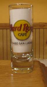 Hard Rock Cafe Tall Shot Glass Cabo San Lucas  