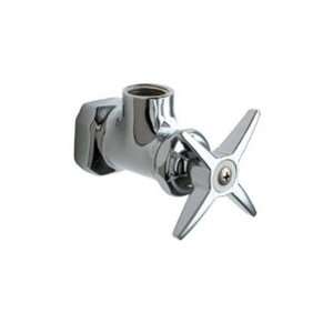   442 CP Angle Supply Stop with Cross Handle in Chrome