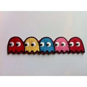  PacMan Pac Man Embroidery Iron on patch (sewable) Arts 