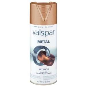 Valspar 12 Oz Copper Metal Flat Spray Paint   465 66003 SP (Qty 6 