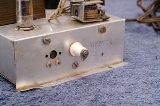 Vintage Vacuum Tube Electronic Device / Amp Case Project Parts Unit 