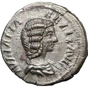  JULIA DOMNA Diana Lucifera 211AD Ancient Silver Roman Coin 