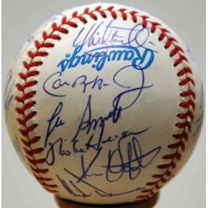 1994 AL ALLSTAR Team 24 SIGNED OAL Baseball JSA   Autographed 