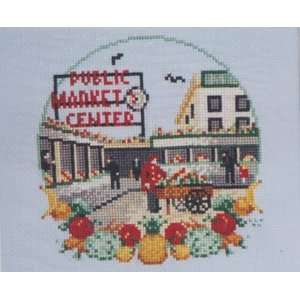   FARMERS MARKET COUNTED CROSS STITCH CHART Arts, Crafts & Sewing