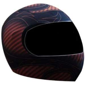  SkullSkins Carbon Fiber Brown Motorcycle Helmet Street 