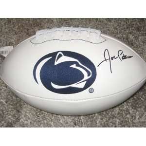  JOE PATERNO SIGNED LOGO BALL COMES WITH COA Everything 