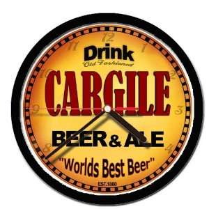  CARGILE beer and ale cerveza wall clock 