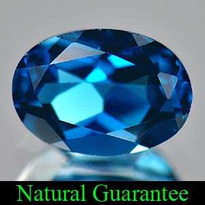 Calibrate Size 7 mm Top Luster Gemstone Natural London Blue Topaz 