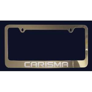  Mitsubishi Carisma License Plate Frame (Zinc Metal 