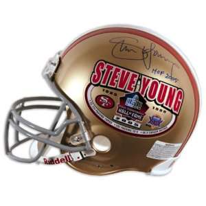  Stever Young 49ers HOF Autographed Pro Helmet Sports 