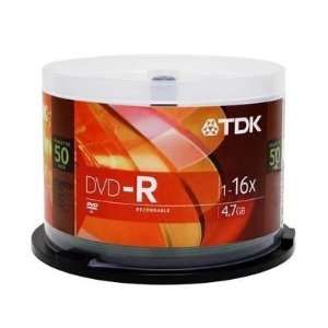  New DVD R 16x in 50 pack spindle   DVDR47FCB50 