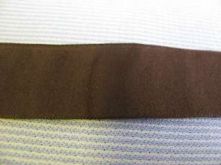 yds. 7/8 Vintage Chocolate Brown Silk Ribbon  