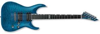 ESP Horizon NT II STB See Thru Blue Electric Guitar with Case. Brand 