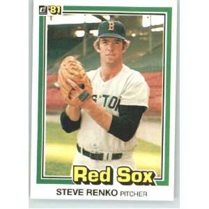  1981 Donruss #337 Steve Renko   Boston Red Sox (Baseball 