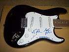 FOSTER THE PEOPLE SIGNED FENDER GUITAR SIGNED +2 (MARK FOSTER & MARK 