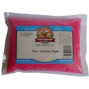 Pink Sanding Sugar, Bulk, 16 oz  Grocery & Gourmet Food
