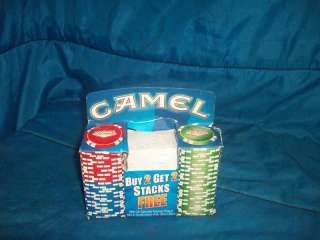 New Camel Cigarettes Las Vegas Casino Poker Chip Stacks  