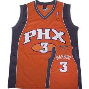  Nike Phoenix Suns #3 Stephon Marbury Orange Swingman 