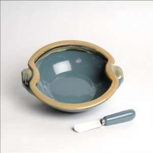 Tumbleweed Pottery 5599LB Spreader Cup With Knife   Light 