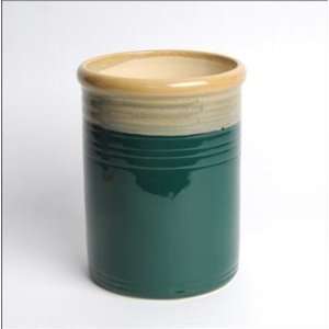  Tumbleweed Pottery 5582G Utensil Jar   Green Kitchen 