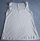 Bass White Camisoles with Lace Size M