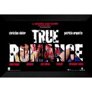  True Romance 27x40 FRAMED Movie Poster   Style B   1993 