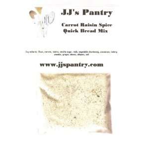JJs Pantry Carrot Raisin Spice Quick Bread Mix  Grocery 