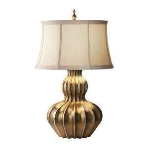   , Kalinda Tall Table Lamp, 1 Light, 150 Total Watts, Florentine Gold
