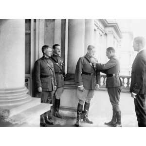  1921 photo General Pershing receiving Am. Legion Medal, 10 