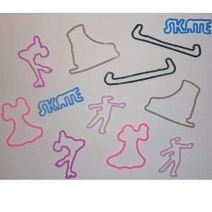  Figure Skating Themed Rubber Bands Toys & Games