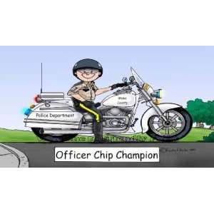   Policeman Cop Personalized Cartoon Mouse Pad 
