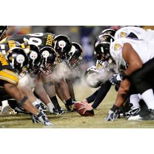 NFL Pittsburgh Steelers Steelers Ravens Line of Scrimmage In Your Face 