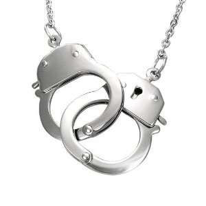  Stainless Steel Chain HandCuffs Necklace 18 Jewelry