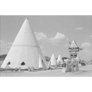  Vintage Art East and sleep in a Wigwam   19732 3