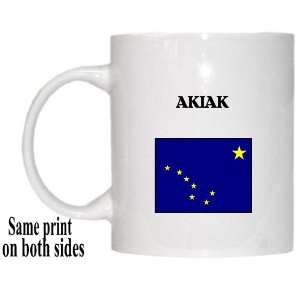  US State Flag   AKIAK, Alaska (AK) Mug 