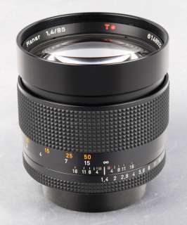   Zeiss Planar T* 85mm f/1.4 AEG 85 F1.4 85/1.4 YC Y/C #007816  