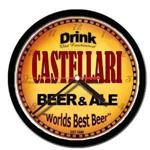  CASTELLARI beer and ale cerveza wall clock Everything 