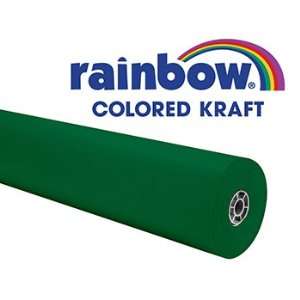  Rainbow Kraft Roll 100 Ft Green