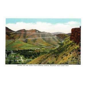   Trail from Castle Rock Giclee Poster Print, 32x24