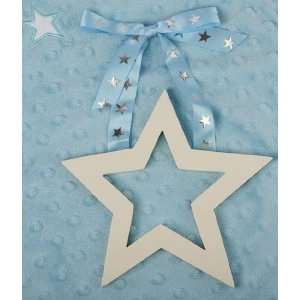   Blue Star Ribbon Hanger Nursery Decor or Baby Shower Decoration Baby